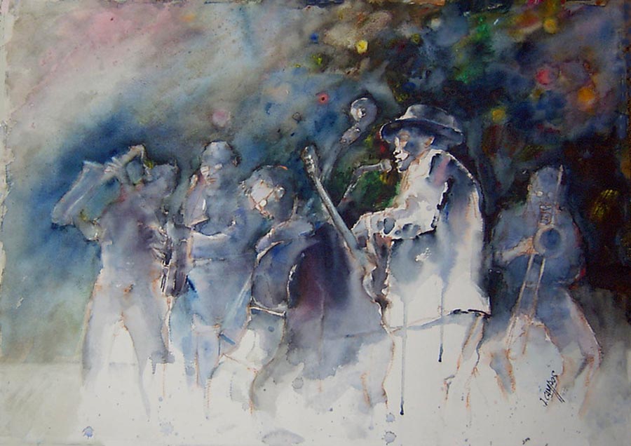 Juan Felix Campus painting